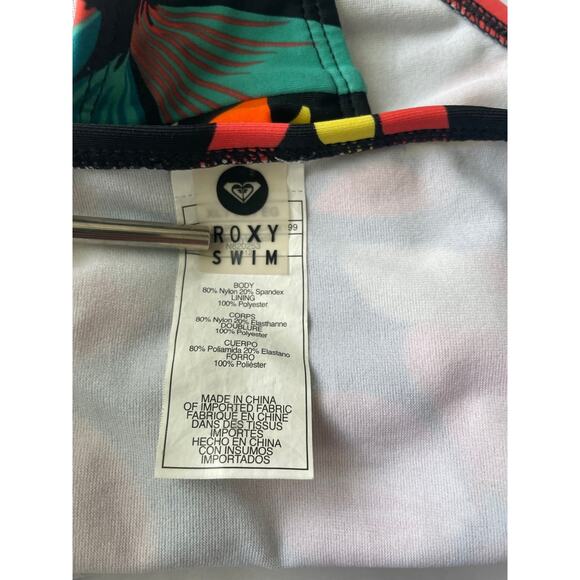 ROXY SWIM, SIZE XL, SWIM BOTTOM, BLACK TROPICAL - Picture 3 of 3